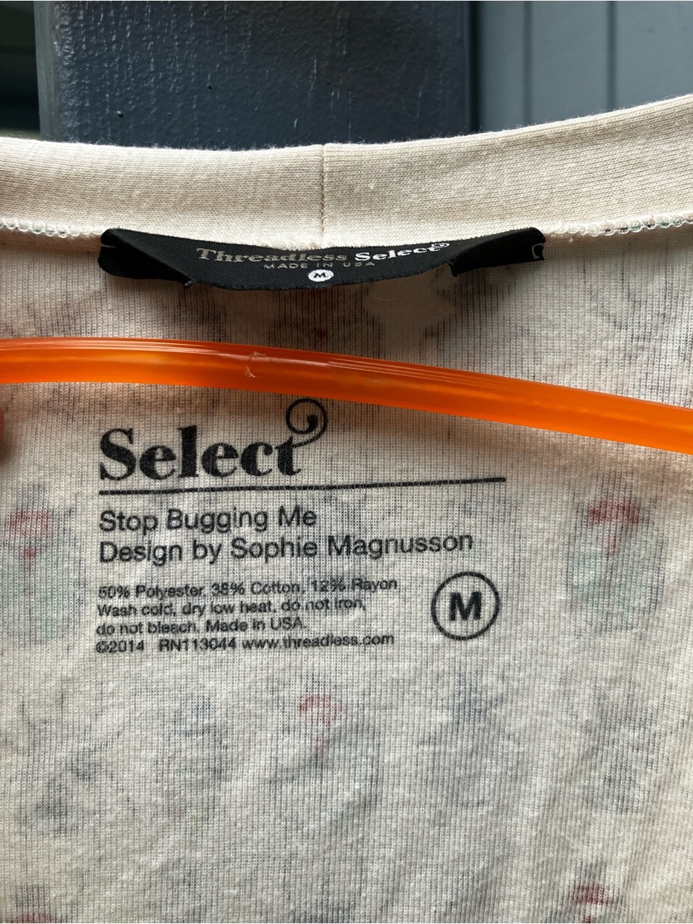 Threadless Select Beetles Cardigan 🪲 Size Medium Made in USA - Picture 3 of 6